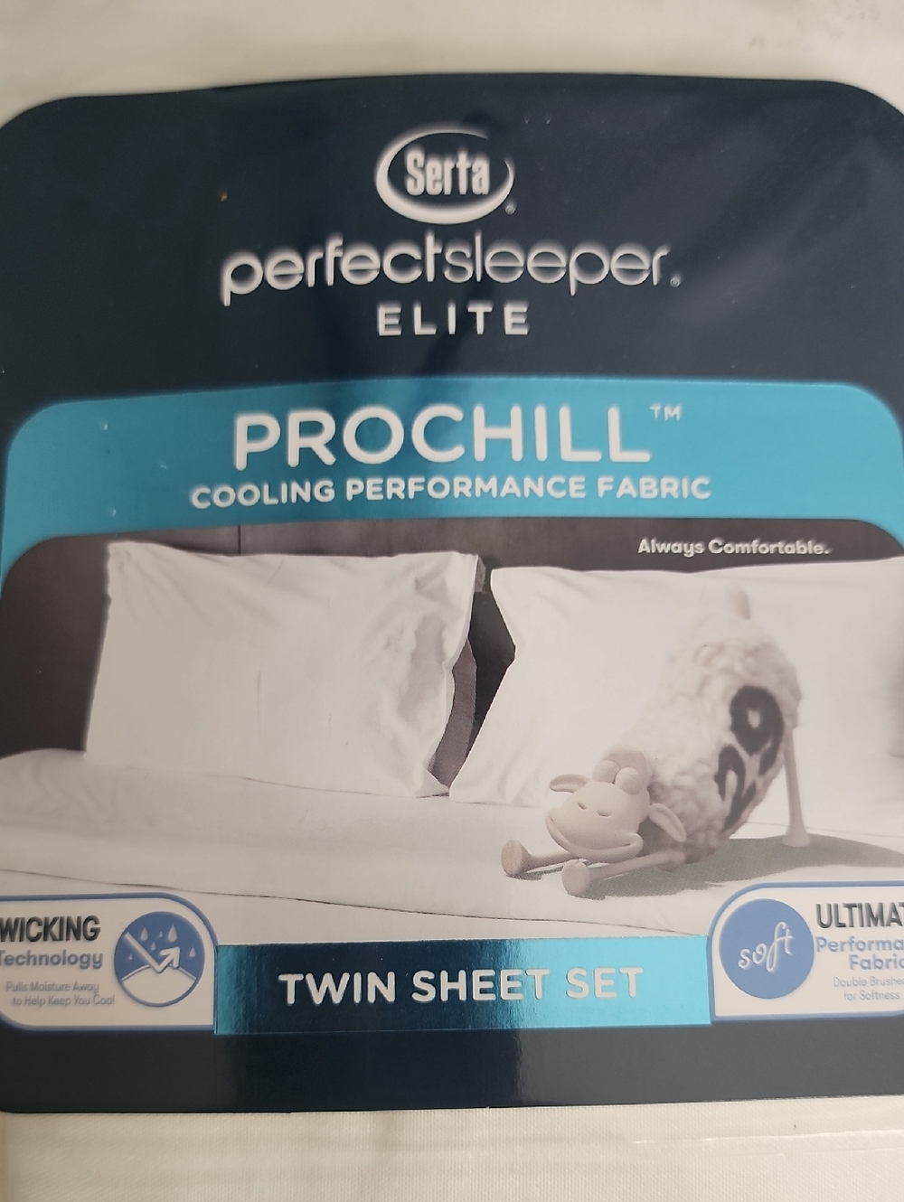 Serta PerfectSleeper ProChill Twin Sheet Set - White